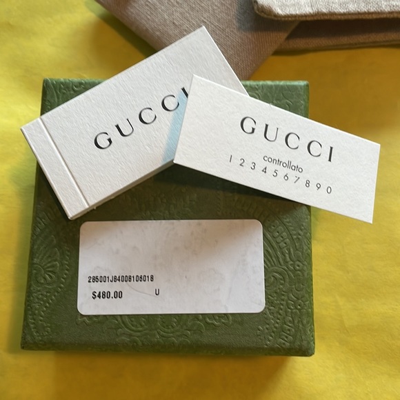 Gucci Trademark Logo 925 Earrings - Picture 6 of 7